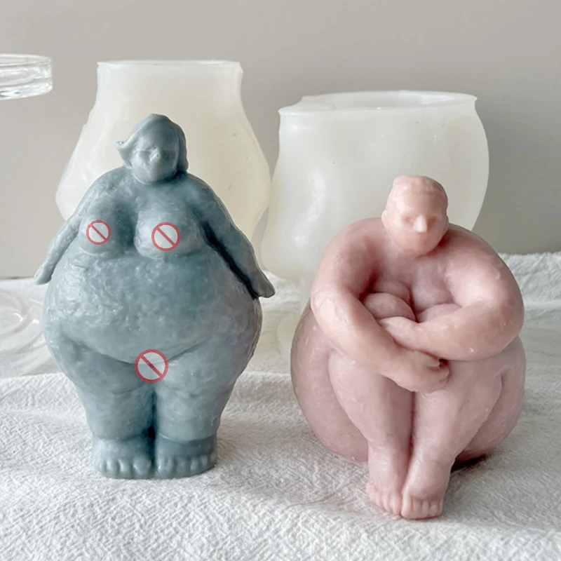 Abstract Human Body Candle Sil - огляд і ціна Candle Making Fat