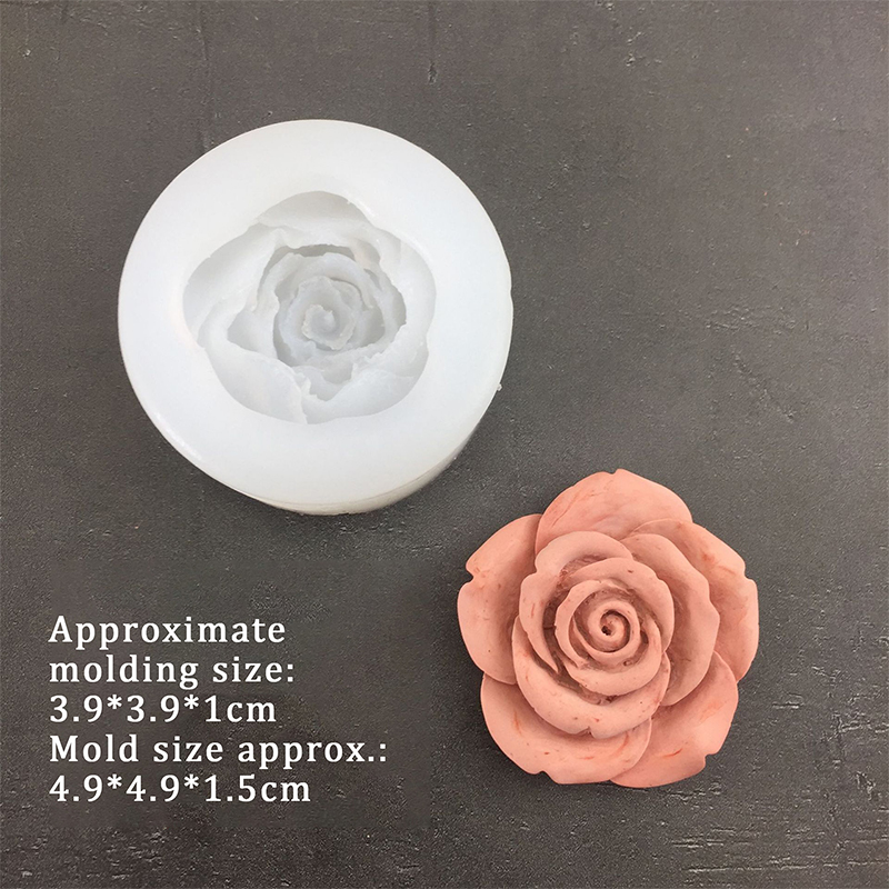 3D Rose Flower Shape Leaf Sili - огляд і ціна Candle Making Accessories