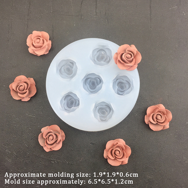 3D Rose Flower Shape Leaf Sili - огляд і ціна Candle Making Accessories