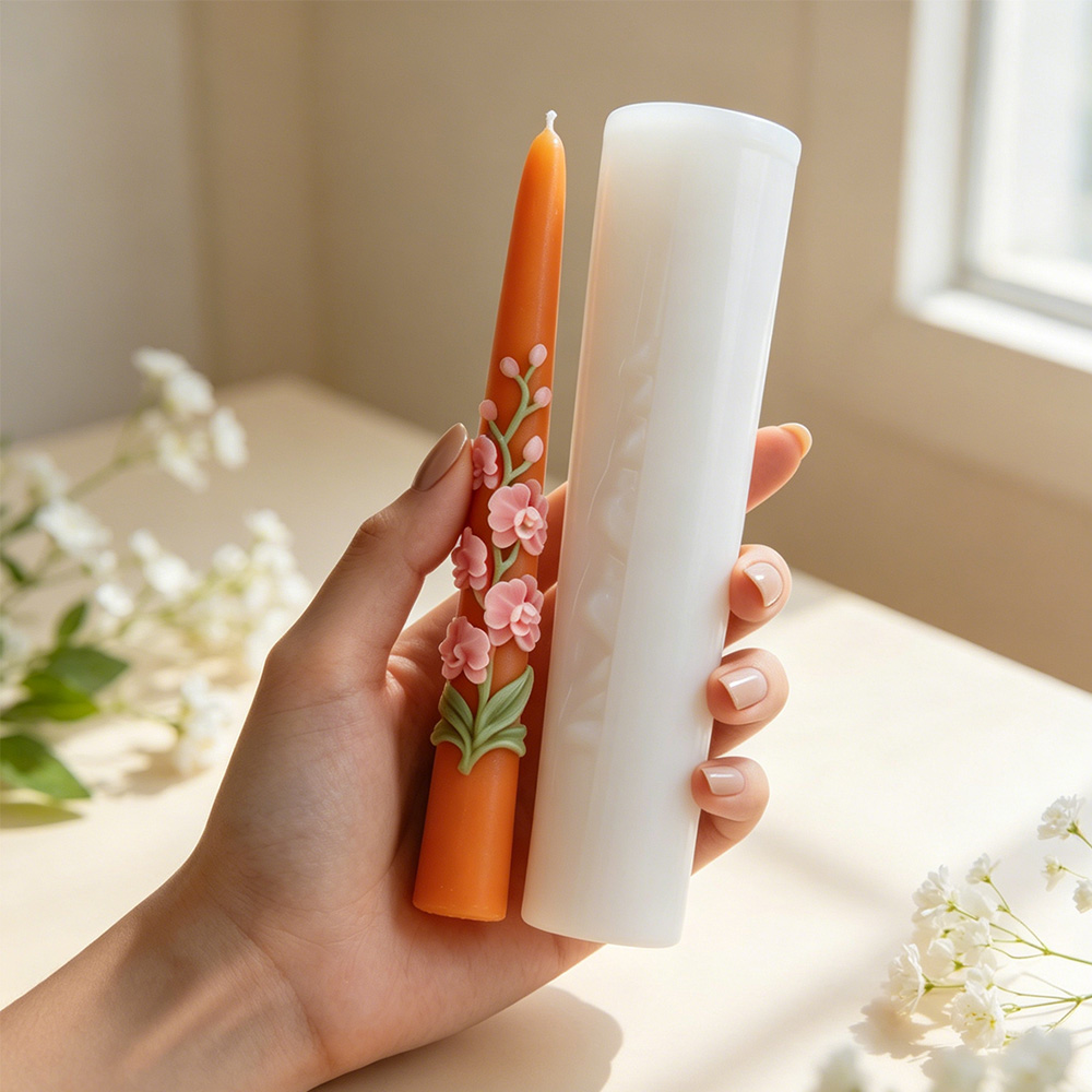 Long Pole Flower Taper Candle  - огляд і ціна Candle Making Experience