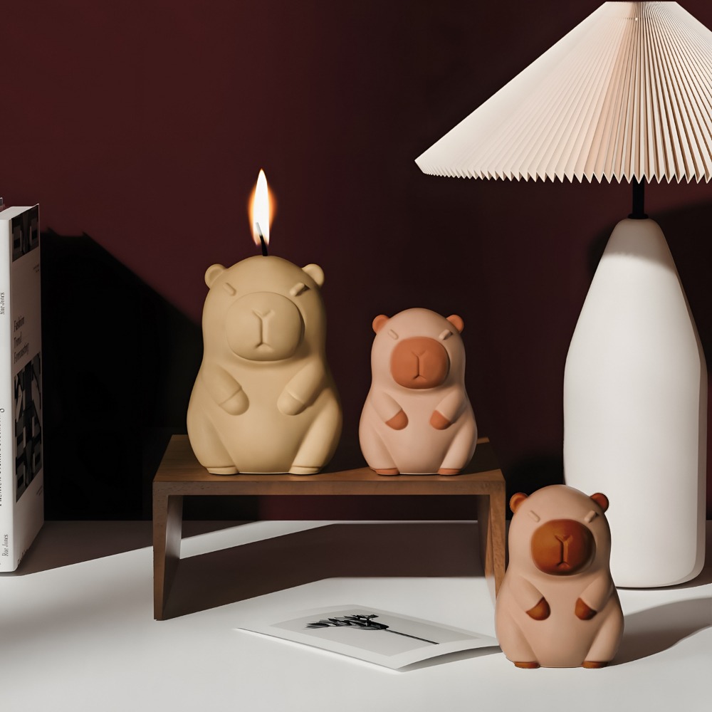Standing Capybara Scent Candle - огляд і ціна Candle Making Experience