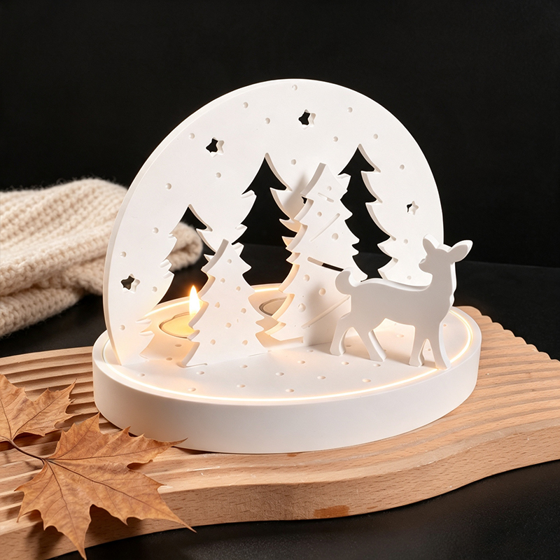 Christmas Elk Tealight Candle  - огляд і ціна Candle Making Accessories