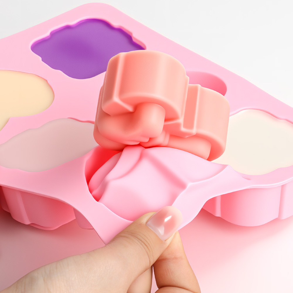 Square Heart Shape Silicone Mo - огляд і ціна Candle Making Experience