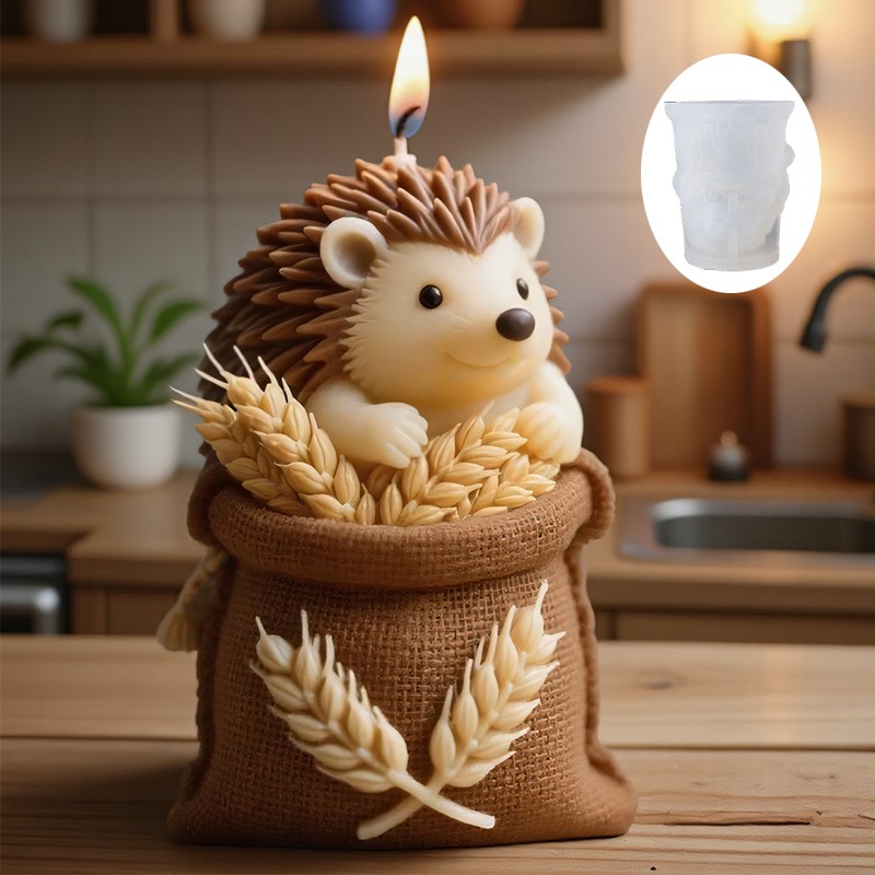A Cute hedgehog-shaped Candle  - огляд і ціна Candle Making Temperature