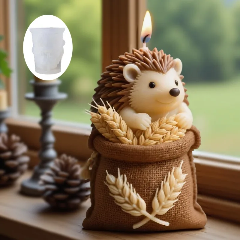 A cute hedgehog-shaped candle  - огляд і ціна Candle Making Temperature