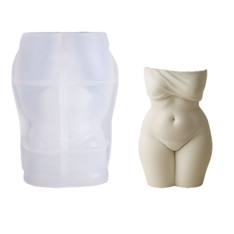 3D Chubby Female Torso Vase Si - огляд і ціна Candle Making Fat