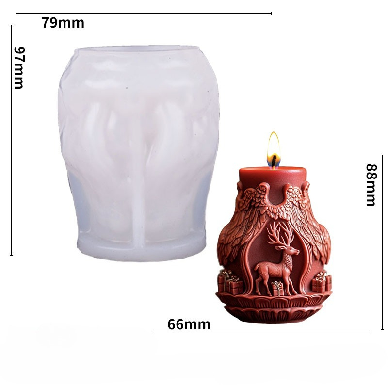 Santa Claus and Elk Candle Mak - огляд і ціна Candle Making Accessories