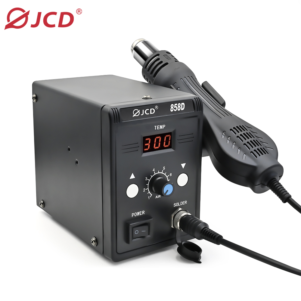 JCD Hot Air Gun 858D BGA Rewor - огляд і ціна Heat Gun Embossing
