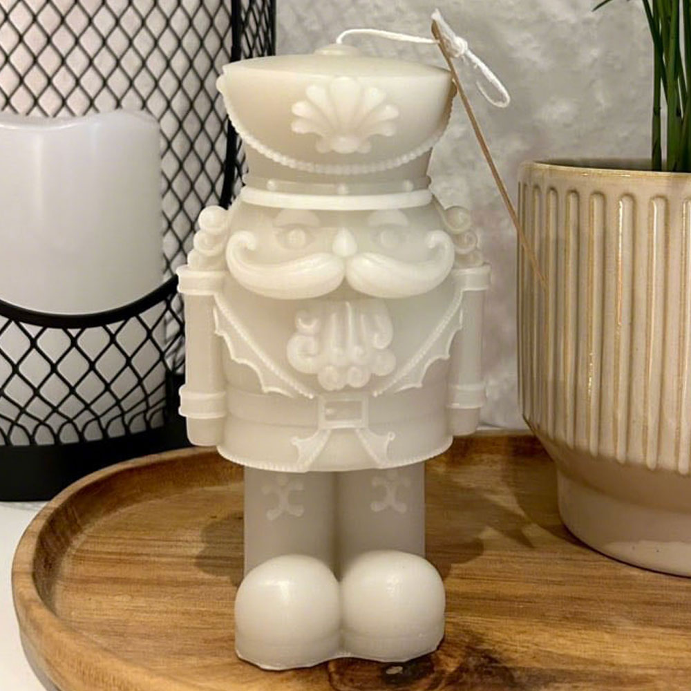 Nutcracker Soldier Silicone Ca - огляд і ціна Candle Making Fat
