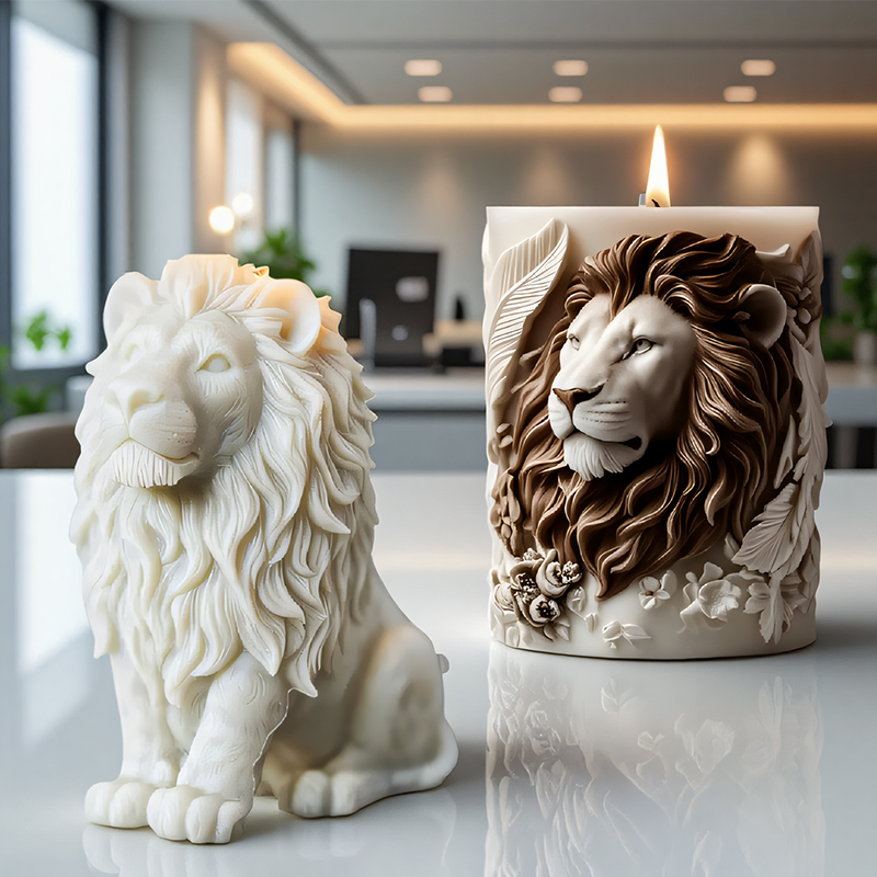 3D Lion Relief Candle Mold - F - огляд і ціна Candle Making Temperature