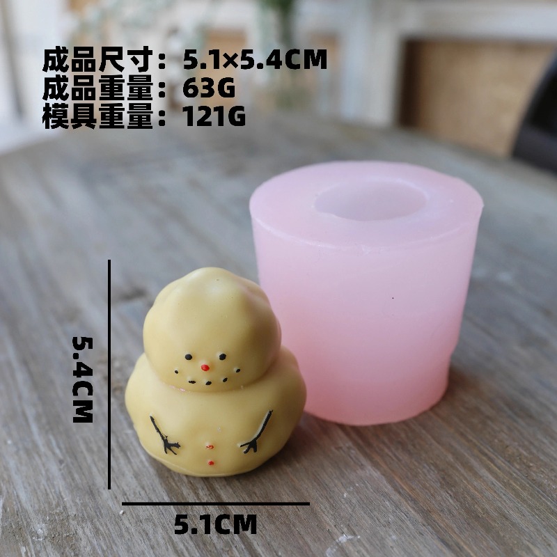 Fat snow man silicone mold DIY - огляд і ціна Candle Making Fat