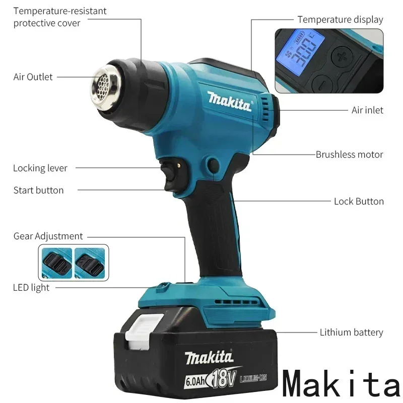 Makita 550°C Temperature Contr - огляд і ціна Heat Gun Embossing