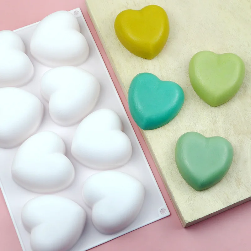 Love Heart Silicone Soap Mold  - огляд і ціна Candle Making Experience