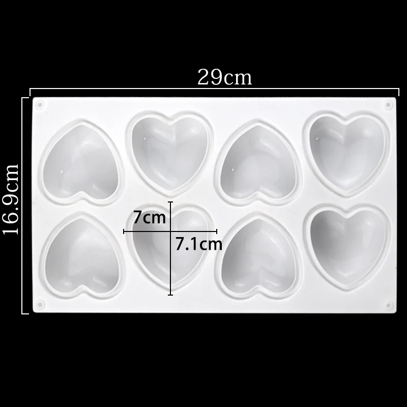 Love Heart Silicone Soap Mold  - огляд і ціна Candle Making Experience