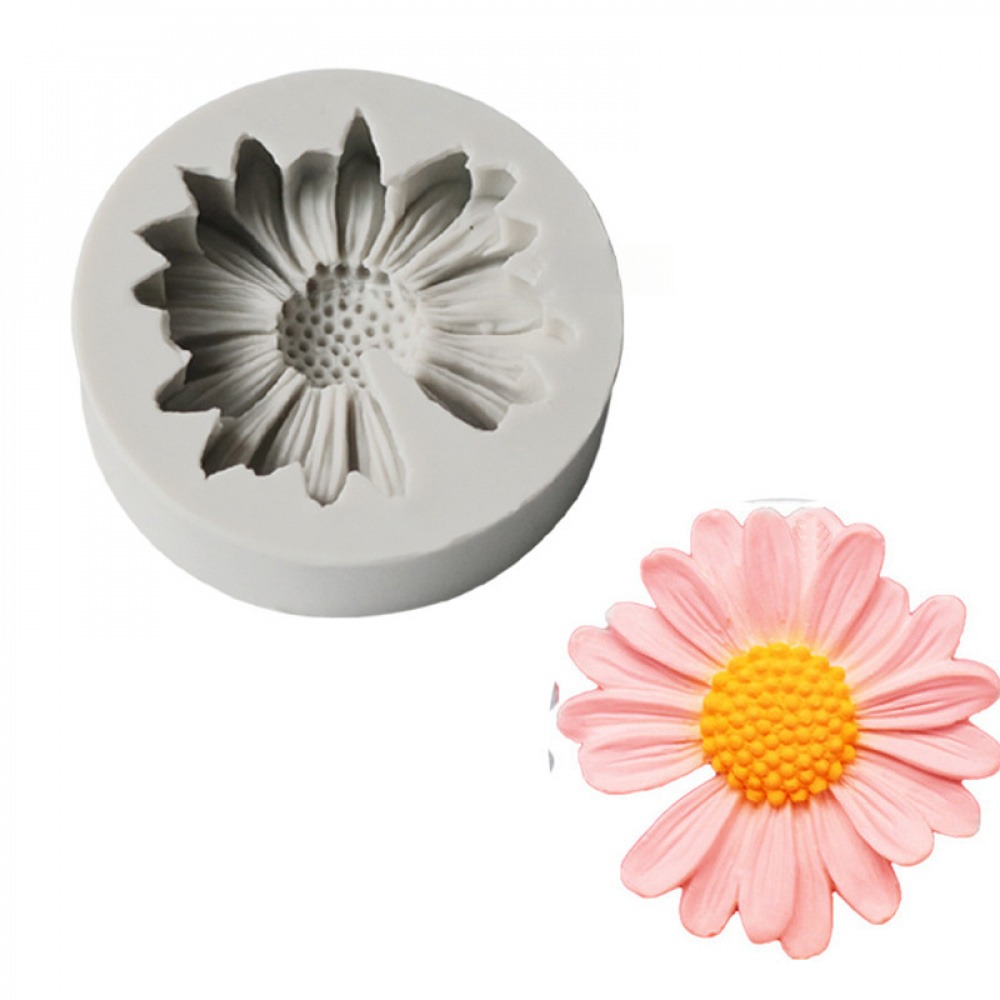 3D Daisy Flower Mold Sun Flowe - огляд і ціна Candle Making Accessories
