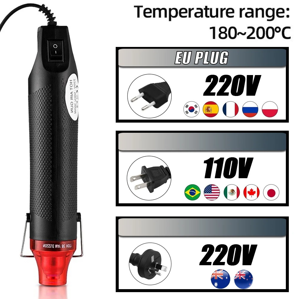 Hot Air Gun Portable Mini Heat - огляд і ціна Heat Gun Embossing