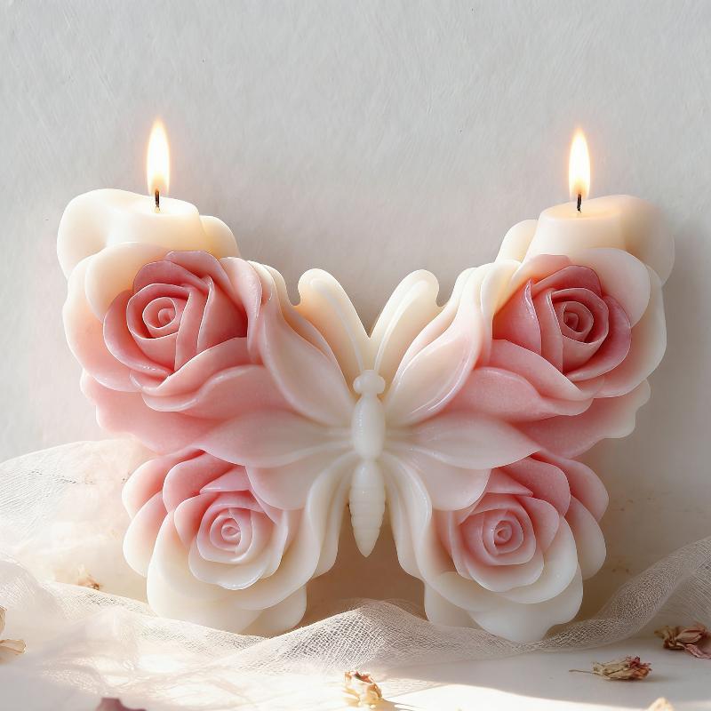 DIY Rose Butterfly Form Silico - огляд і ціна Candle Making Accessories