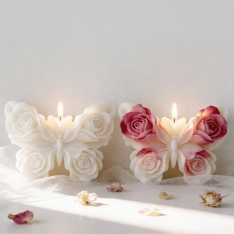 DIY Rose Butterfly Form Silico - огляд і ціна Candle Making Accessories
